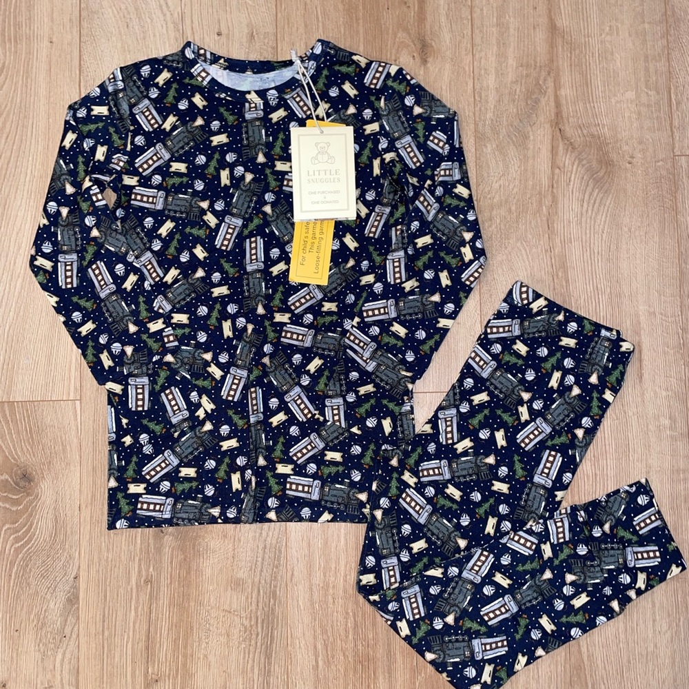 Polar express bamboo pajamas